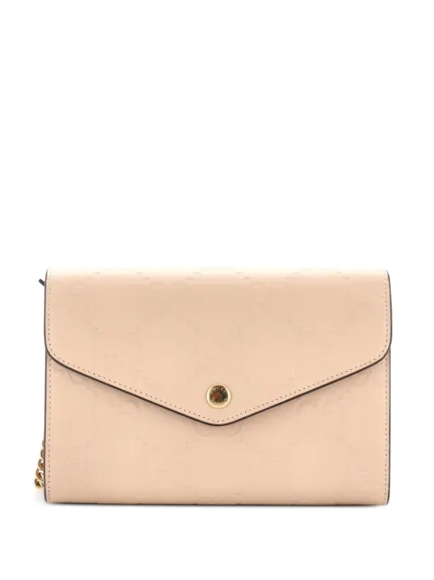 Gucci Pre-Owned Envelope Wallet on Chain Guccissima Leather shoulder bag Neutrals V7RXBTPT2347J3OI