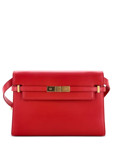 Saint Laurent Pre-Owned Manhattan Leather Medium shoulder bag Red 9QNK91RQBRED5ZLY