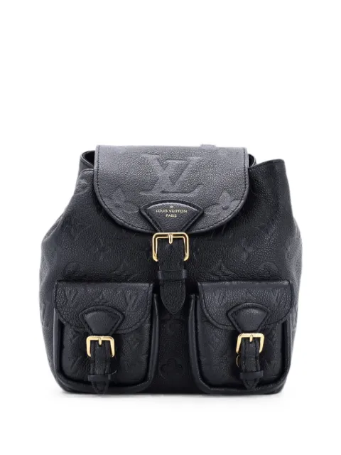 Louis Vuitton Pre-Owned Backup Monogram Empreinte Leather backpack Black WYNZG6820AH2SJ9L