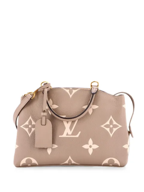 Louis Vuitton Pre-Owned Petit Palais Handbag Bicolor Monogram Empreinte Giant satchel Neutrals TTS3GQEKLSZL8PRQ