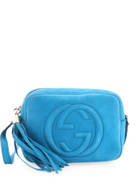Gucci Pre-Owned Soho Disco Nubuck Small crossbody bag Blue CV7CV10IYSGAEDE5