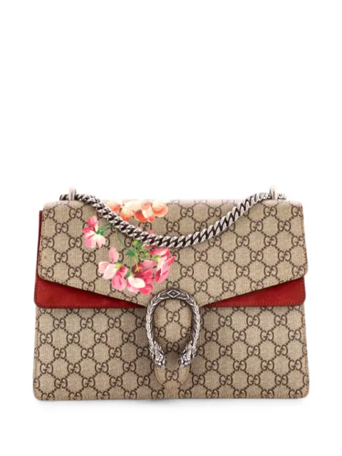 Gucci Pre-Owned Dionysus Bag Blooms Print GG Coated Canvas Medium shoulder bag Brown QT4UKWUC8E18OVZE
