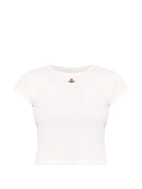 Vivienne Westwood Baby Peru logo-patch T-shirt White 1G010019J00BOA401