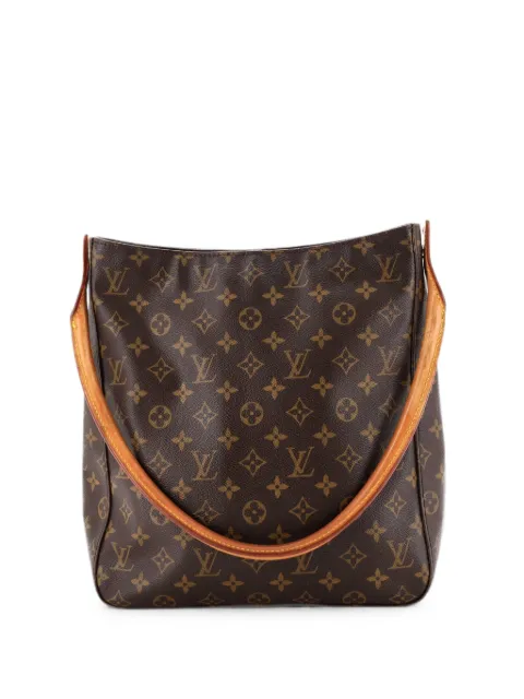 Louis Vuitton Pre-Owned Looping Handbag Monogram Canvas GM shoulder bag Brown 60IHXJJKWOGV9VY5