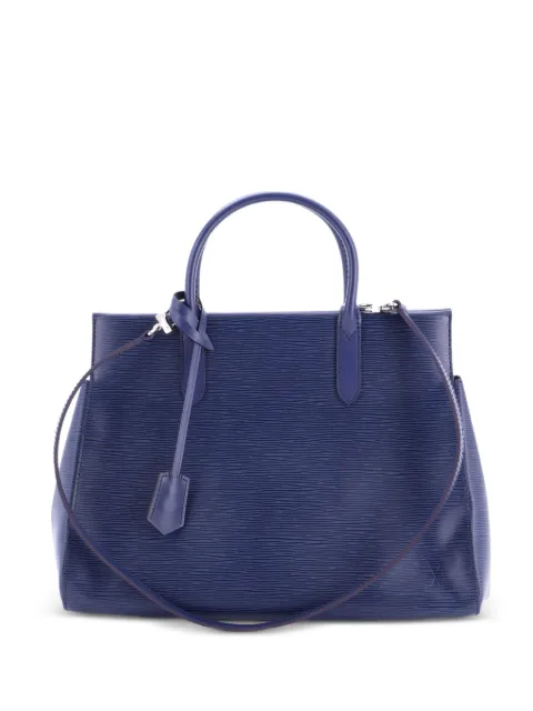 Louis Vuitton Pre-Owned Marly Handbag Epi Leather MM satchel Blue 1H1S9IG1ENCHRJX0