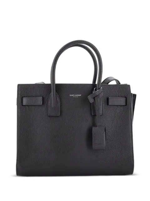 Saint Laurent Pre-Owned Sac de Jour NM Bag Leather Baby tote bag Grey IV123KN8137VT6EK