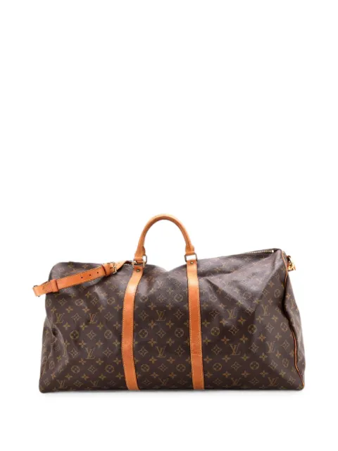 Louis Vuitton Pre-Owned Keepall Bandouliere Bag Monogram Canvas 60 travel bag Brown BL01FN64N5ONP2DQ