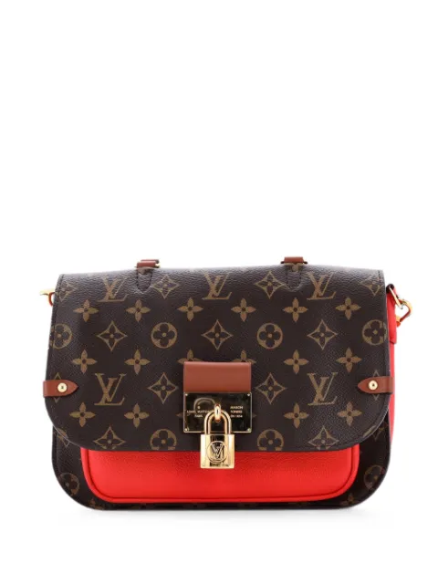 Louis Vuitton Pre-Owned Vaugirard Handbag Monogram Canvas with Leather satchel Brown OSTBQNSMZK71R33V
