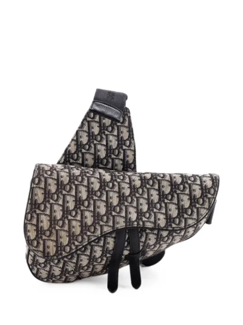 Christian Dior Pre-Owned Saddle Oblique Canvas crossbody bag Blue VBEZE4DZAFYGMTUJ