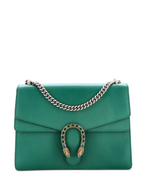 Gucci Pre-Owned Dionysus Bag Leather Medium shoulder bag Green 72O8DNE55VBJDW50