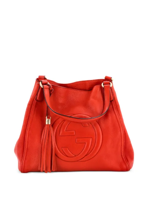 Gucci Pre-Owned Soho Leather Medium shoulder bag Orange F2W3CG6201Q7C69M