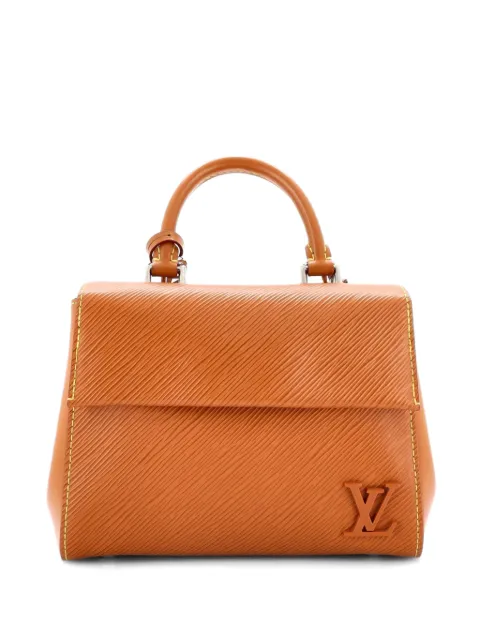 Louis Vuitton Pre-Owned Cluny Top Handle Bag Epi Leather Mini satchel Brown 41SOSY4UYNQ91LT7