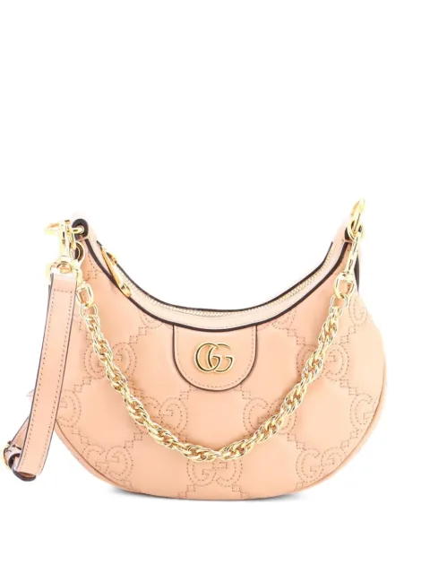 Gucci Pre-Owned GG Chain Shoulder Bag GG Matelasse Leather Mini crossbody bag Neutrals 24J0QOHUN86SCH1A