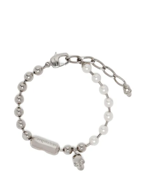 Alexander McQueen skull-charm bracelet Silver 854547J161B