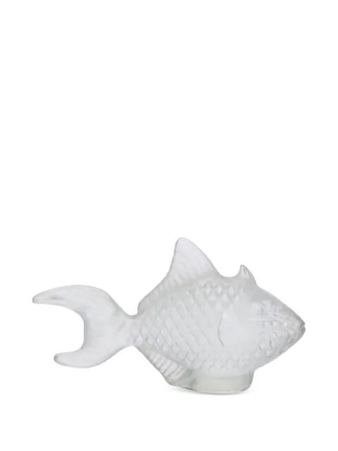 CRISTAL DE SEVRES Baliste fish statue White 05554053