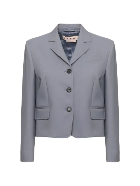 Marni single-breasted blazer Blue GIMA0334U2UTP816
