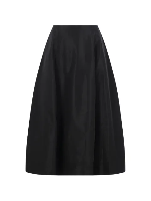 Simone Rocha taffeta circle midi skirt Black 32230469