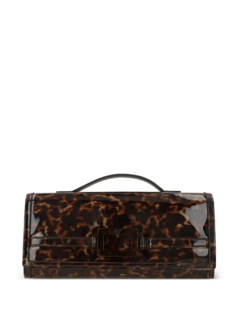 Roger Vivier Belle Vivier tortoiseshell-print clutch bag Brown RBWAORC2200VMY0ZIH