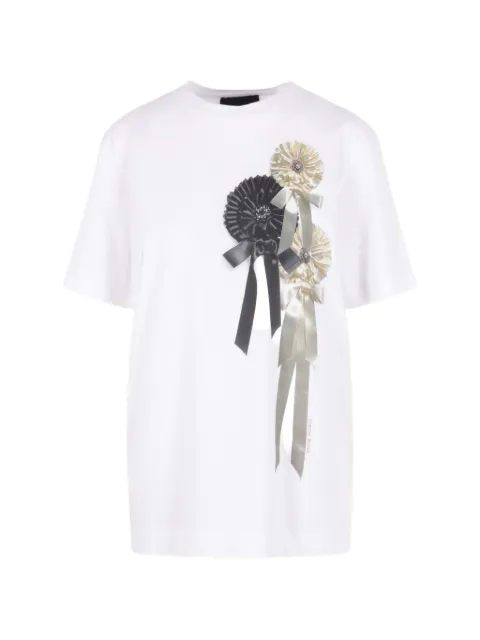 Simone Rocha rosette-print T-shirt White 5195P71M0569