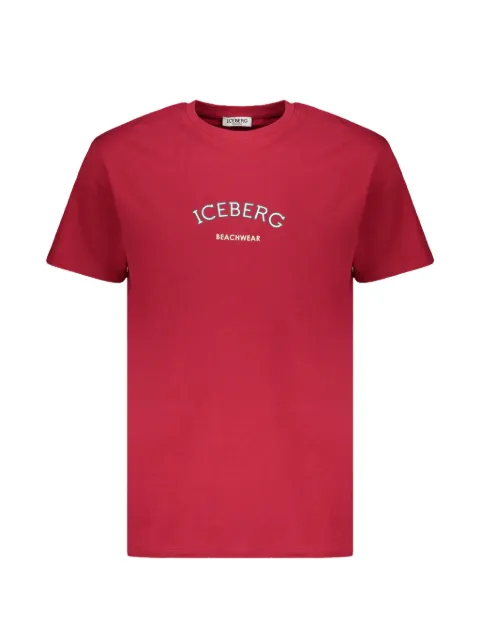 Iceberg logo-print short-sleeve T-shirt Red ICE26MTS02