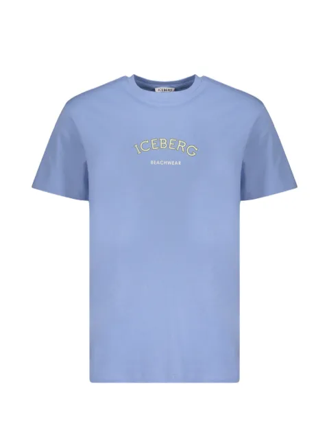 Iceberg logo-print short-sleeve T-shirt Blue ICE26MTS02