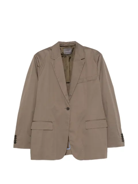 Lorena Antoniazzi single-breasted notched-lapels blazer Neutrals P2556GA16A4818697