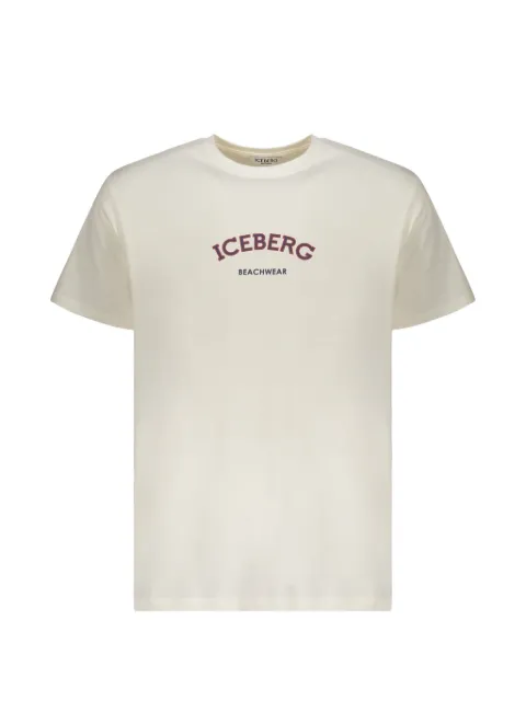 Iceberg logo-print short-sleeve T-shirt Neutrals ICE26MTS02