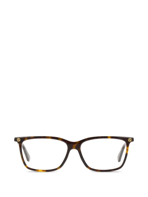 Gucci Eyewear rectangle-frame glasses Brown GG0094