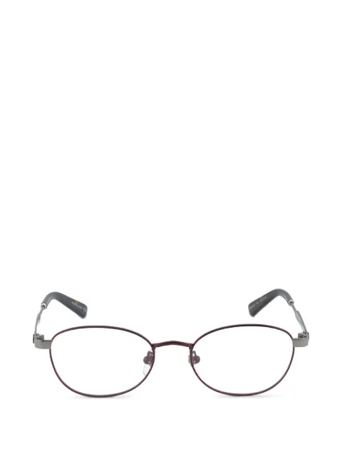 Gucci Eyewear oval-frame glasses Red GG0591O