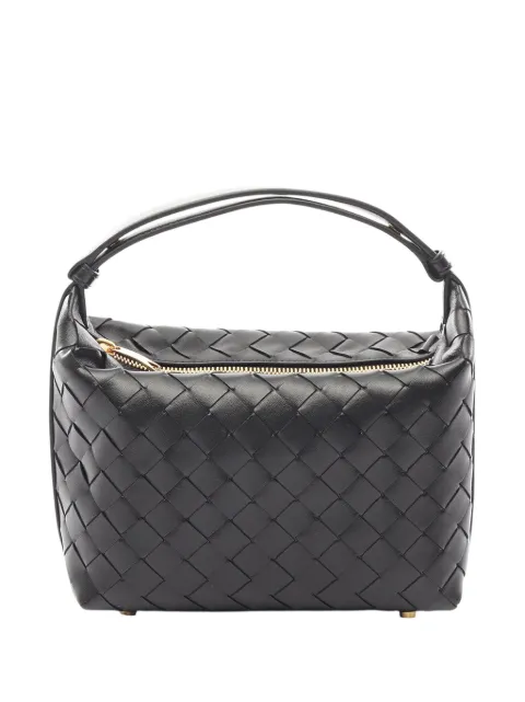 Bottega Veneta Pre-Owned 2012-2026 Mini Nappa Intrecciato Wallace handbag Black 96TUT4THV5Y167CW