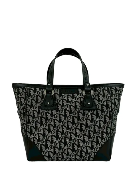 Christian Dior Pre-Owned 2005 Diorissimo Trotter Canvas Zip tote bag Black S152UB06XDZZE68I