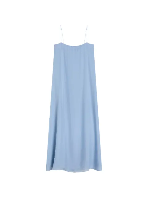 BONDI BORN Capri silk maxi dress Blue RTWDR10590SCSKY
