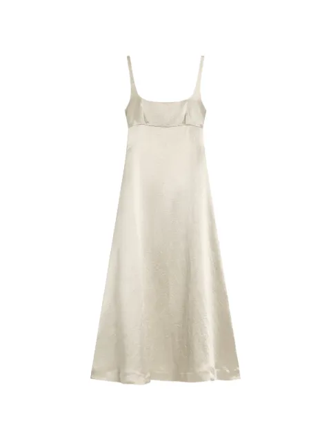 BONDI BORN Kobe open-back maxi dress Neutrals RTWDR10029SIL