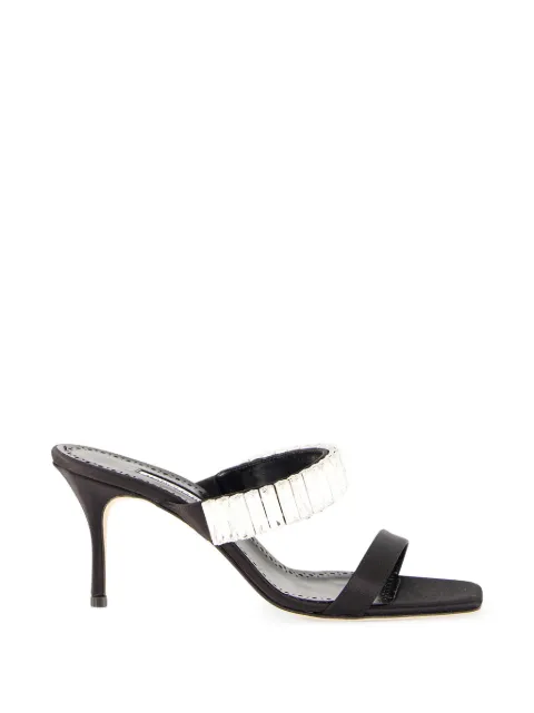 Manolo Blahnik Sakobay crystal-embellished sandals Black 2262052
