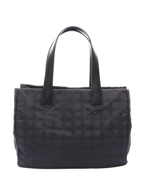 CHANEL Pre-Owned 2003-2004 New Travel Line Nylon tote bag Black 2RNVW0E77C5G7C5W