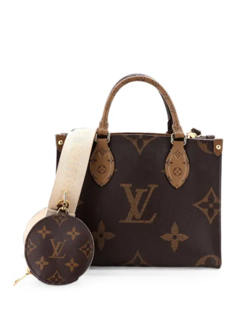 Louis Vuitton Pre-Owned OnTheGo Tote Reverse Monogram Giant PM shoulder bag Brown FQIWH2QM1P4KH2L8