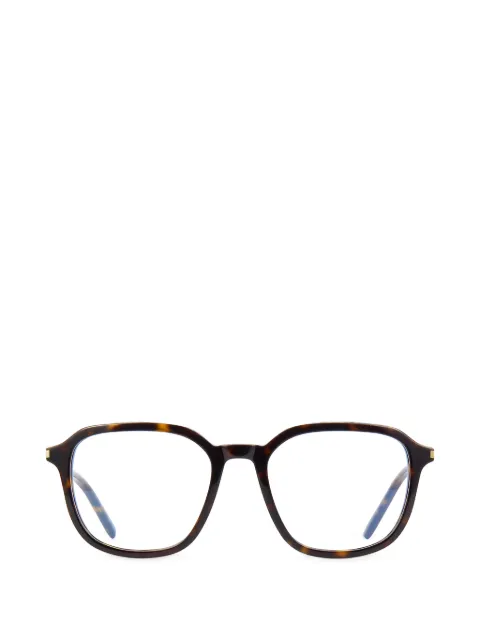 Saint Laurent Eyewear SL 387 geometric-frame glasses Brown SL387002