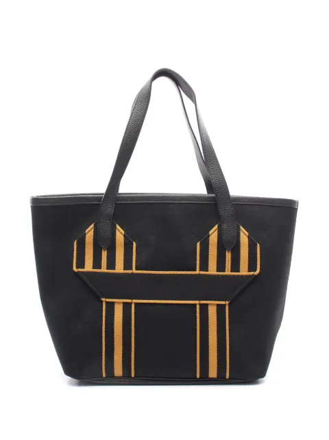 Hermès Pre-Owned 2023 Canvas Pursangle tote bag Black AVI0U98Q1R5744XT
