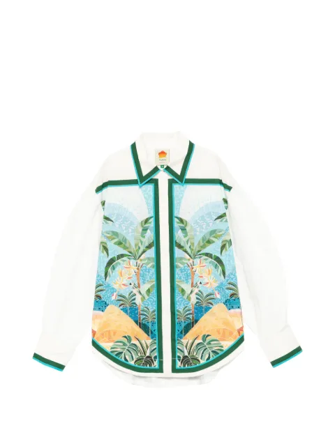 FARM Rio Rio Mosaic shirt White 356193