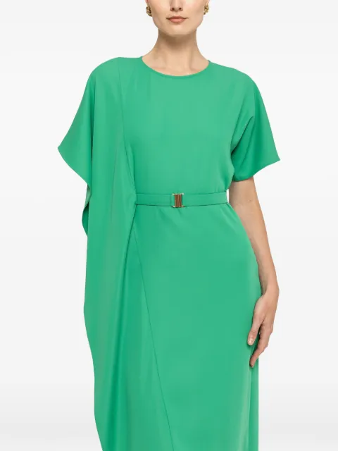 NISSA belted midi dress Green RC16984