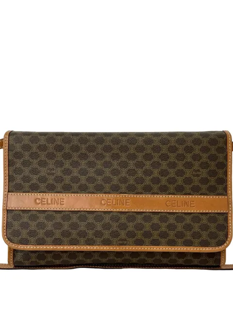 Celine Pre-Owned 2006 Macadam Coated Canvas Blason crossbody bag Brown UL2XTFT1YGNZ0NMF