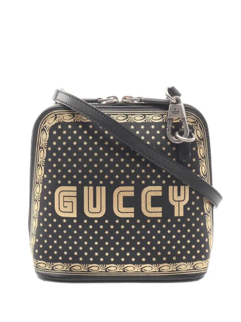 Gucci Pre-Owned 2000-2015 Mini Guccy Sega crossbody bag Black PH1L5TXVC1HYF197