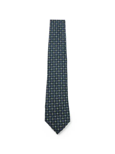 Canali geometric-pattern tie Green 18HJ047146