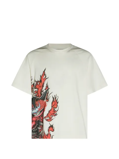Y-3 graphic-print T-shirt White KU2200