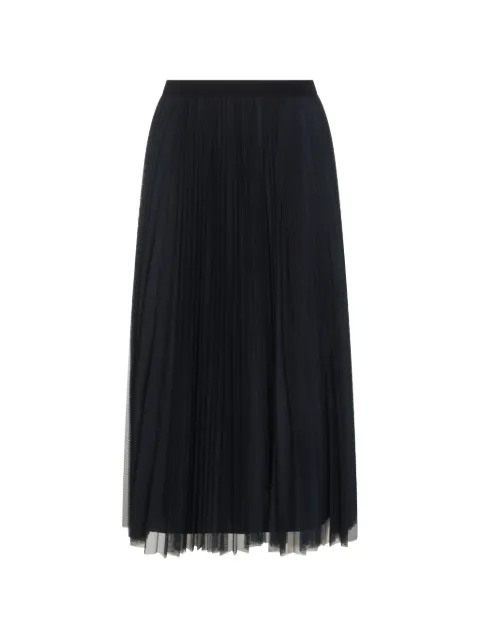 Fabiana Filippi pleated tulle skirt Blue GND216F426M264