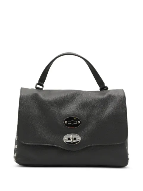 Zanellato small Postina studded-leather tote bag Grey 068010S0040000Z