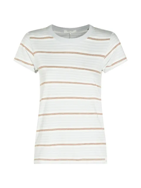 rag & bone horizontal-stripe T-shirt White RE7M32PT3KW