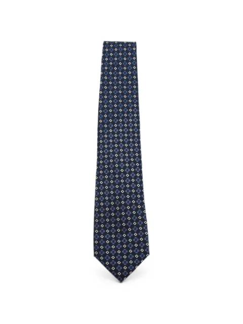 Canali geometric-pattern tie Blue 18HJ047145