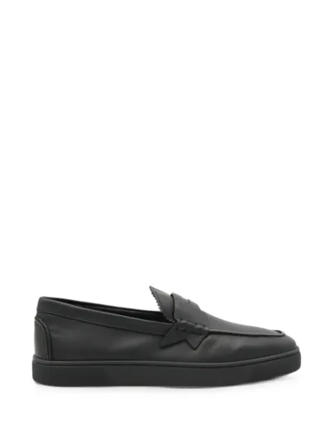 Christian Louboutin serrated penny loafers Black 3260427BK01