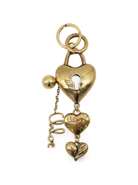 Chloé heart padlock keyring Gold CH26AK260CB7
